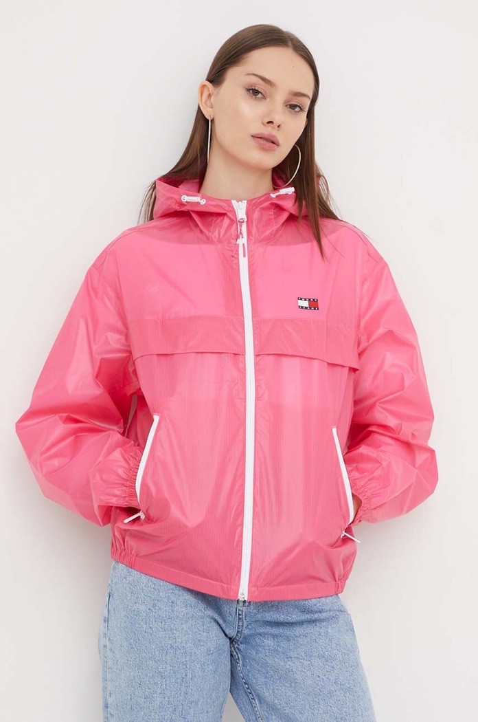 Tommy Jeans kurtka pozostałe różowy DW0DW17229