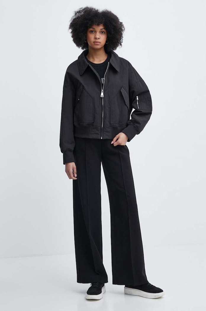 Bunda Dkny D2A4J1AF čierna SS24