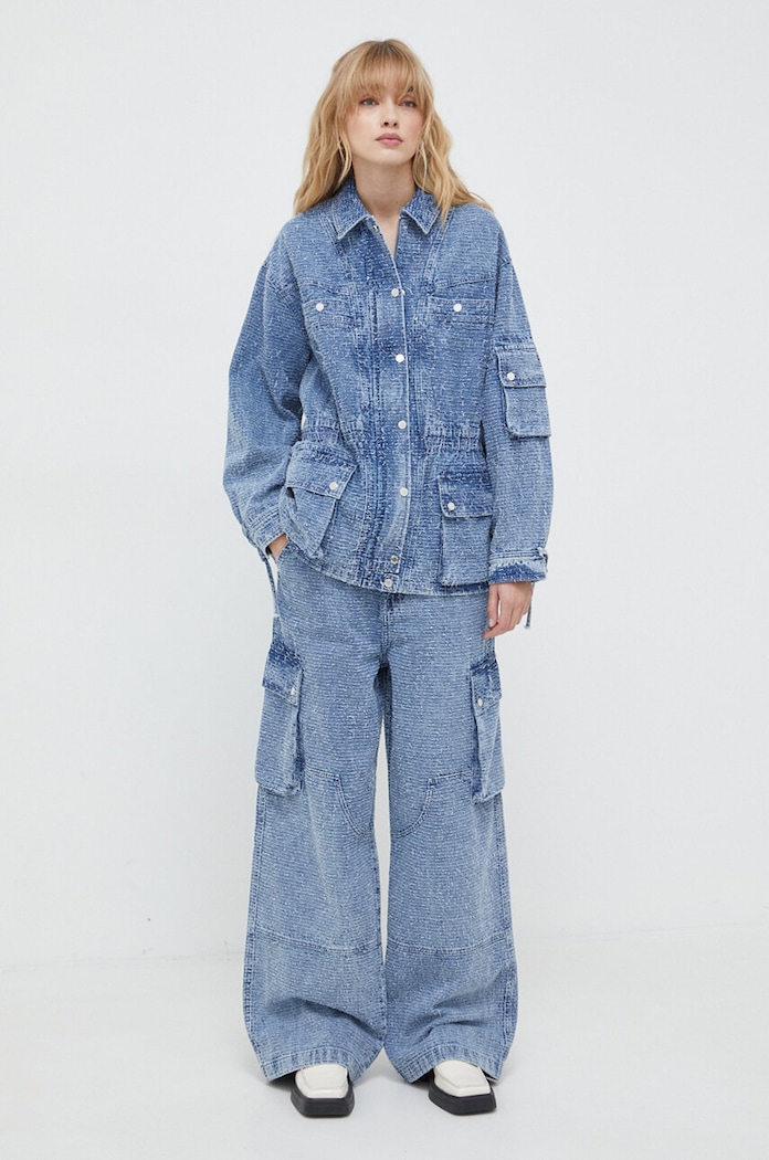 Jeans jakna 2NDDAY 2ND Edition Virea TT - Struct 2241717953 modra SS24