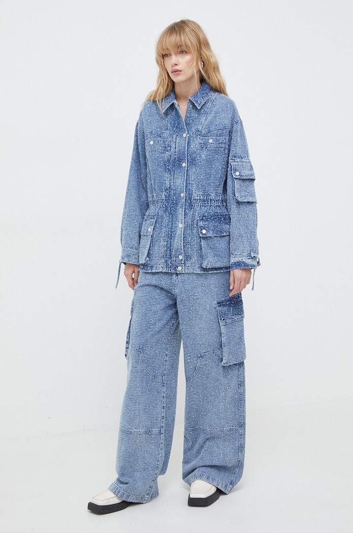 Jeans jakna 2NDDAY 2ND Edition Virea TT - Struct modra 2241717953
