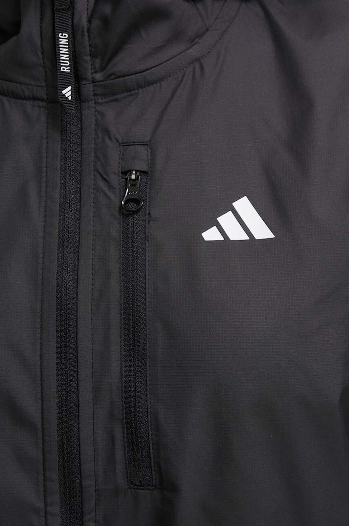 Μπουφάν για τρέξιμο adidas Performance Own the Run Ozweego Own the Run adidas Performance μαύρο IN1576