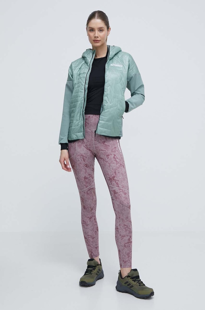 Sportovní bunda adidas TERREX Xperior Varilite Hybrid PrimaLoft IP1469 zelená SS24