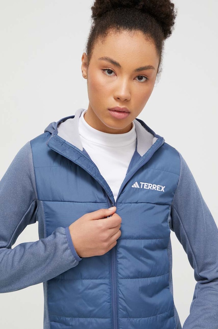 Sportska jakna adidas TERREX Multi Hybrid Planet friendly plava IS4202