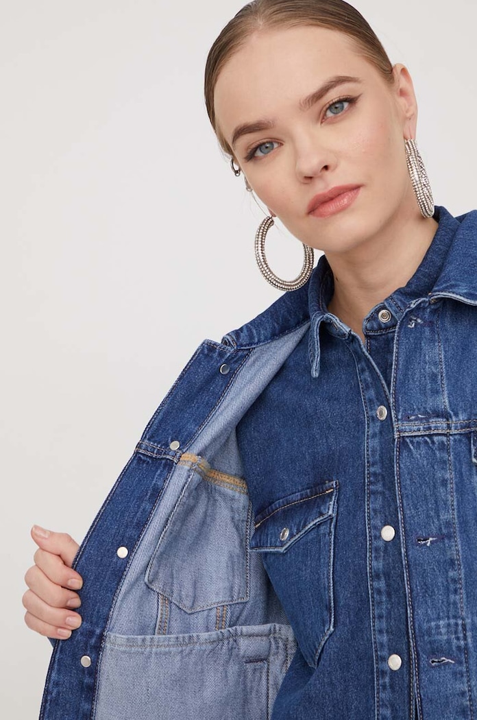Karl Lagerfeld Jeans kurtka jeansowa 240J1404