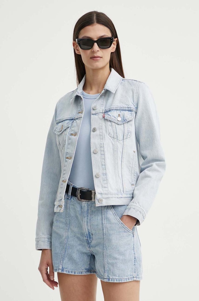 Τζιν μπουφάν Levi's χωρίς κουκούλα μπλε 29945