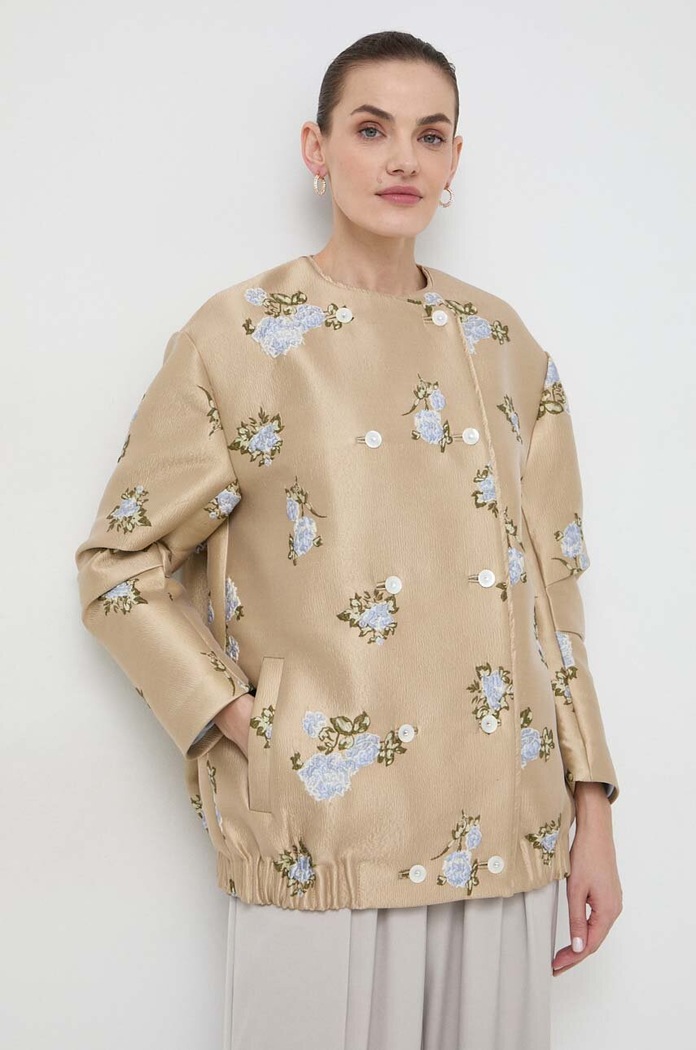 Bunda Custommade Filina bez kapuce béžová 999442875