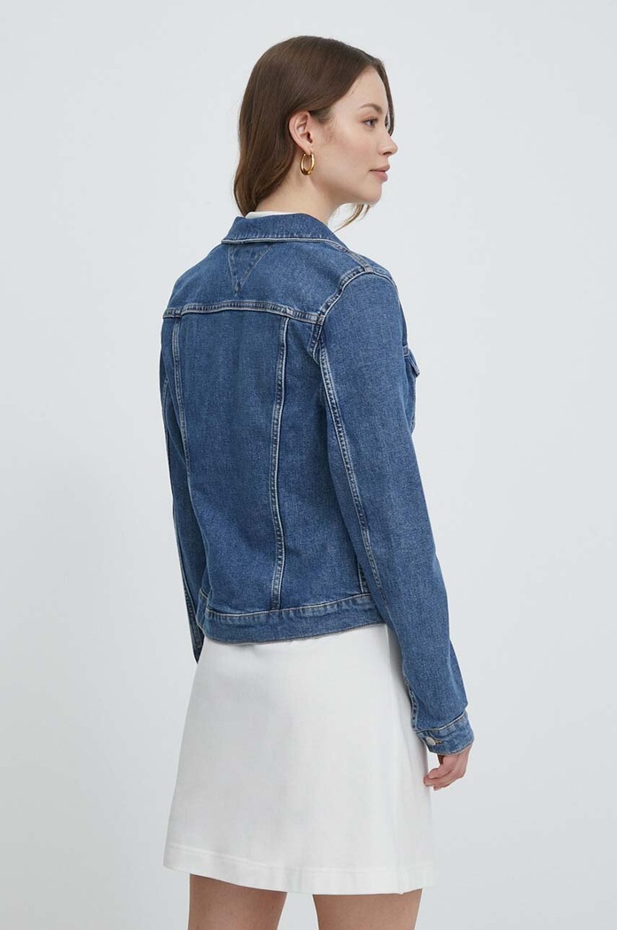 Oblečení Džínová bunda Tommy Hilfiger WW0WW41335 modrá