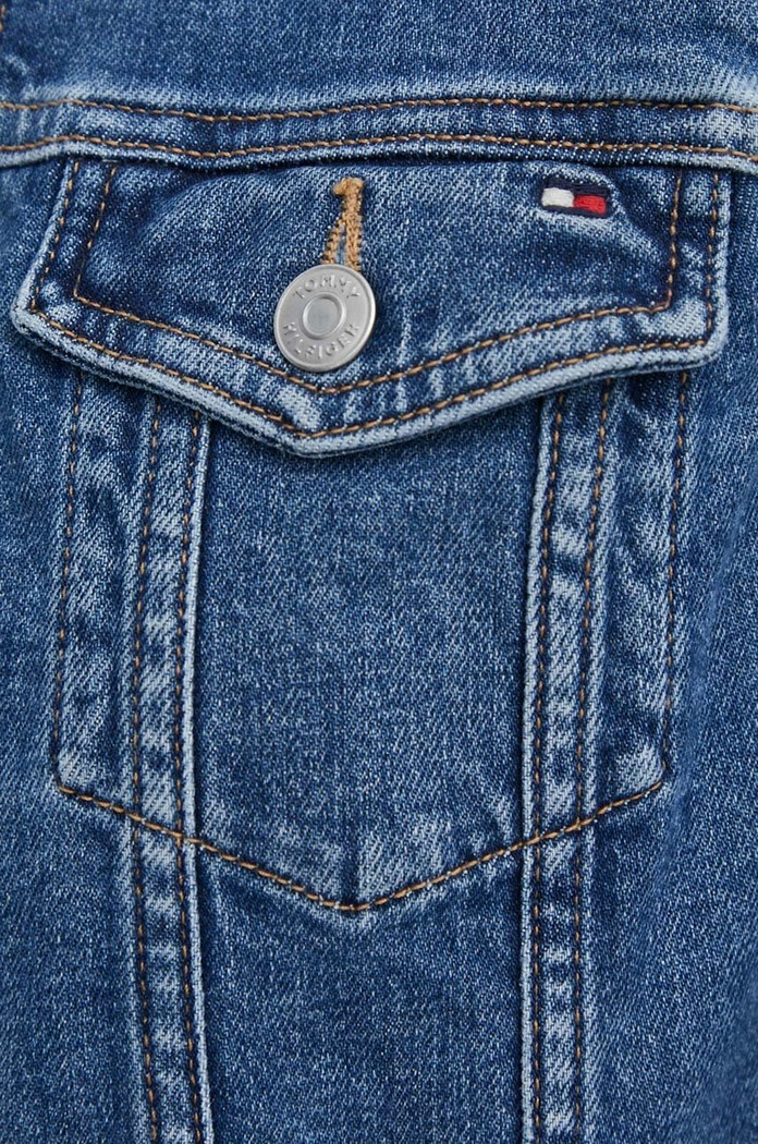 Džínová bunda Tommy Hilfiger WW0WW41335 modrá