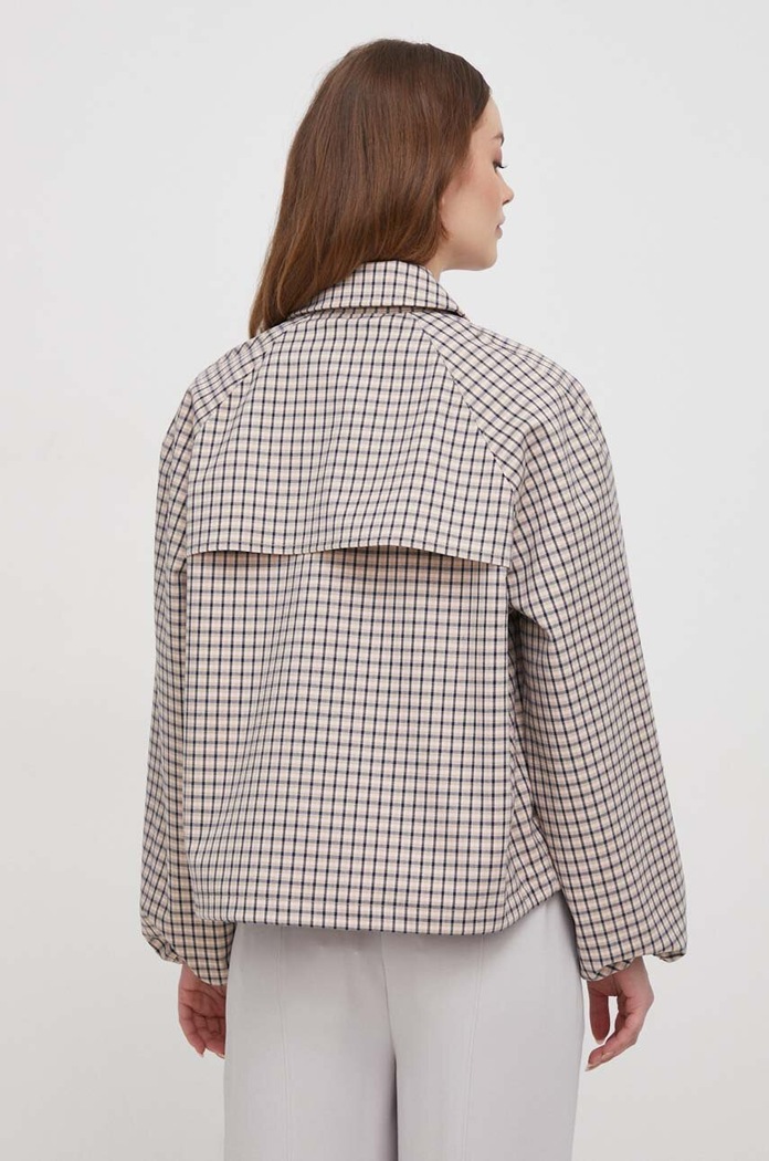 Odzież Barbour kurtka Check LSP0159 różowy