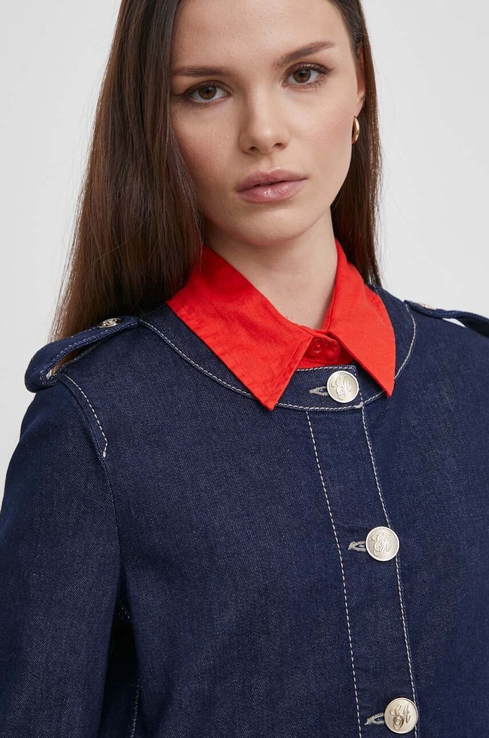 Emporio Armani geacă din denim bleumarin 3D2G63.2DM1Z