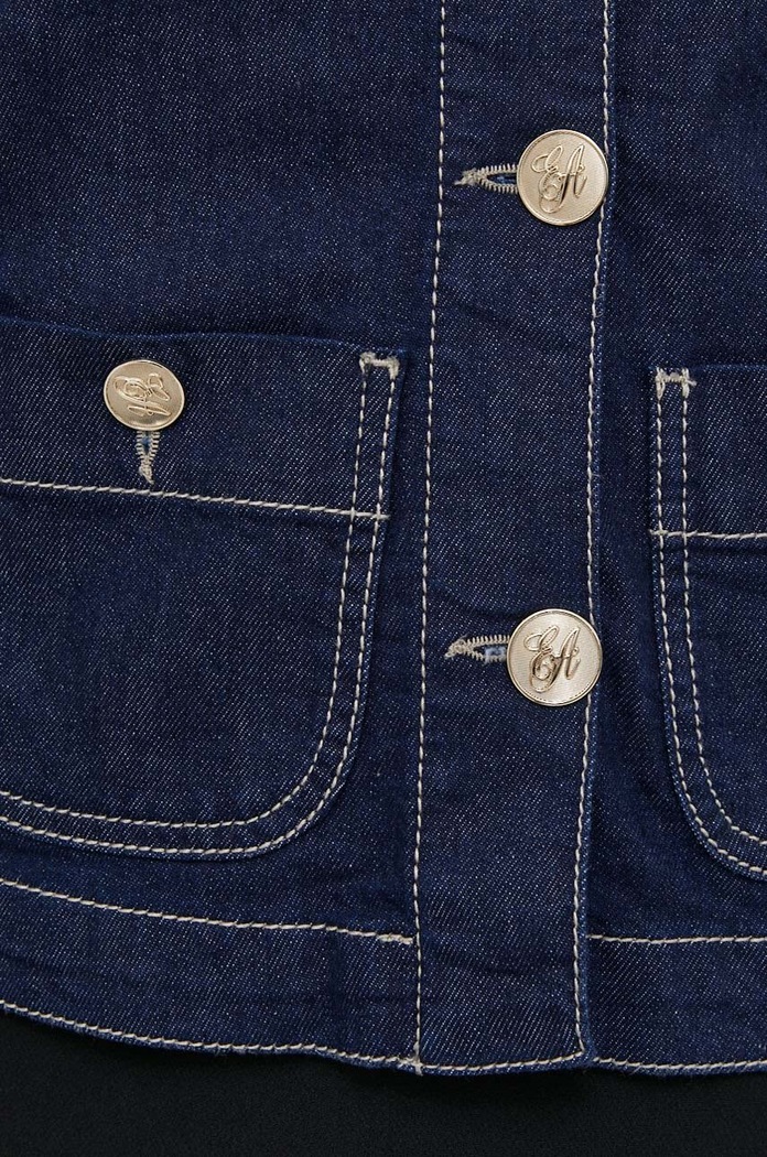 Emporio Armani geacă din denim 3D2G63.2DM1Z bleumarin