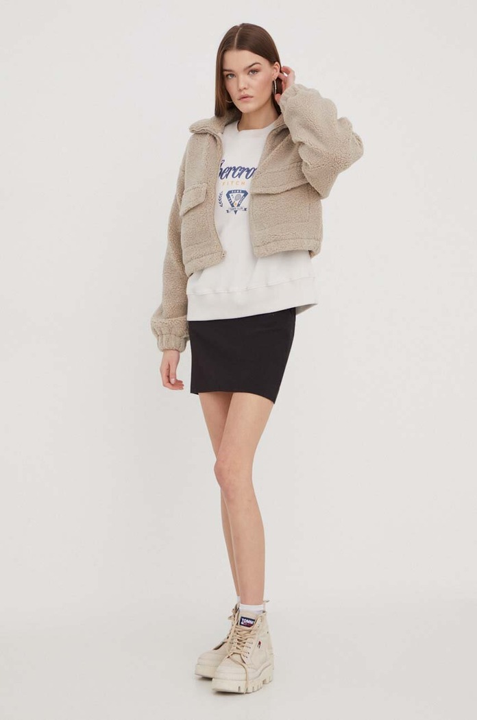 Hollister Co. bluza KI344.4014.101 beżowy SS24