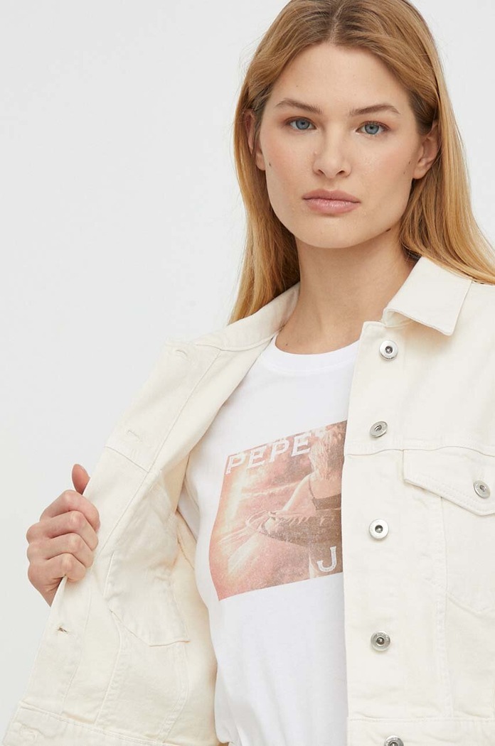 United Colors of Benetton giacca di jeans 25Z2DN05C