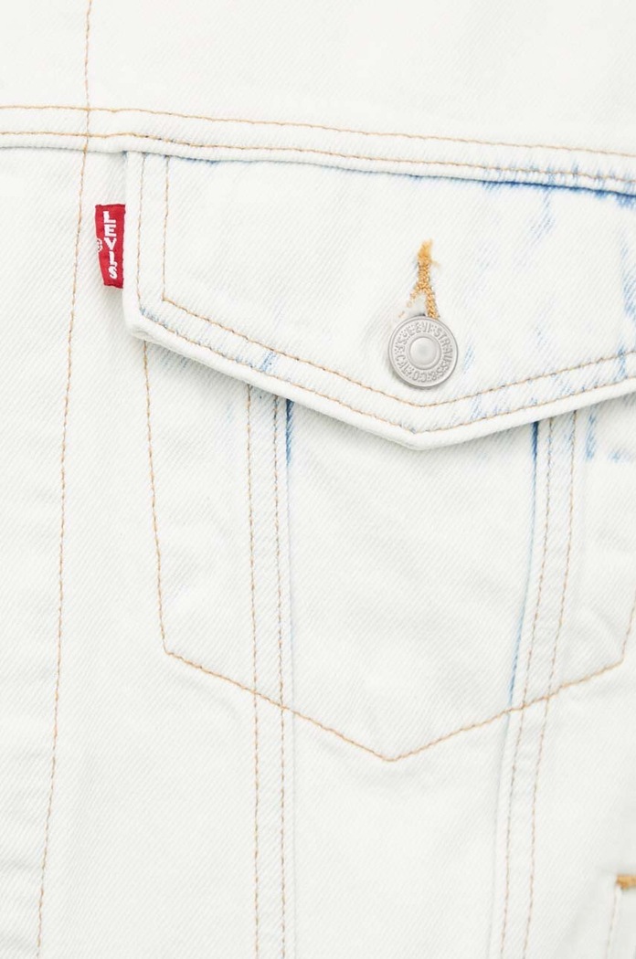 Levi's kurtka jeansowa 90S TRUCKER A1743 biały