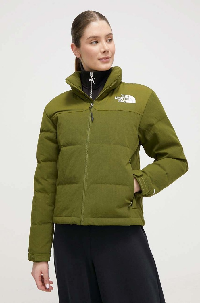 Péřová bunda The North Face 92 RIPSTOP NUPTSE s podšívkou zelená NF0A870RPIB1