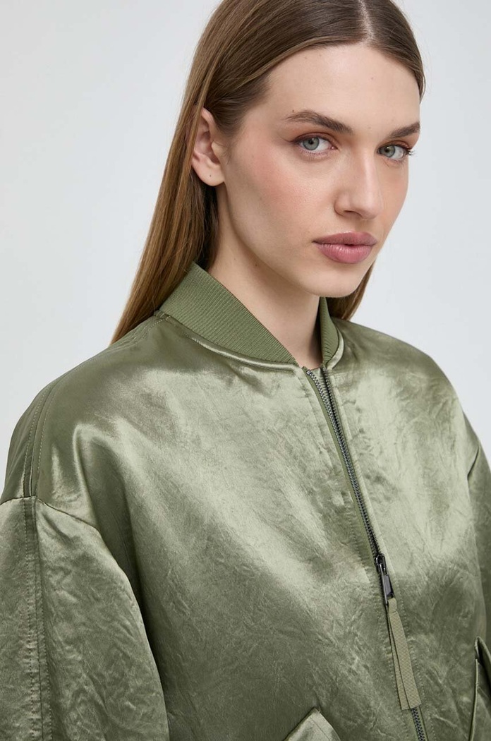 Max Mara Leisure kurtka bomber 2416481038600 zielony