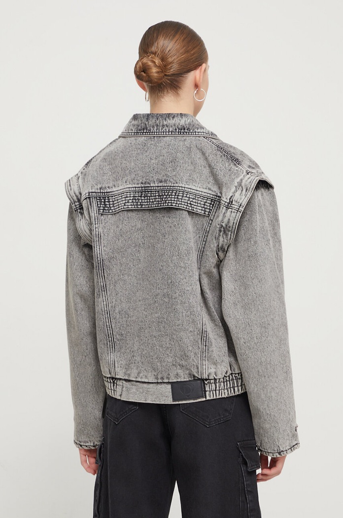 Τζιν μπουφάν Desigual 24SWED38 γκρί SS24