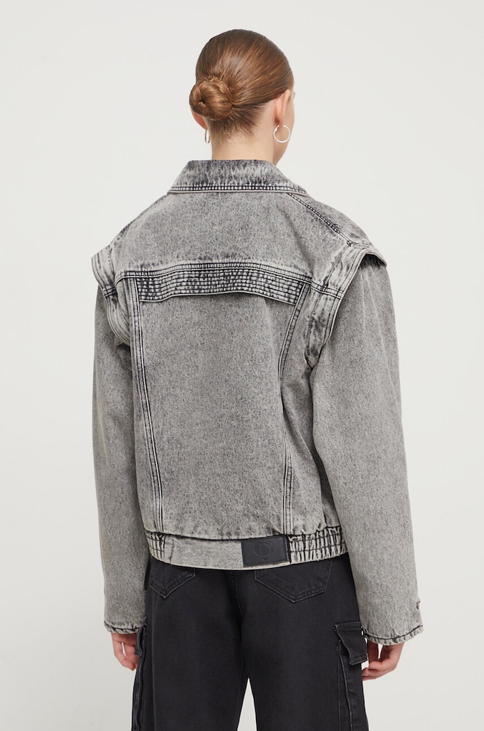 Τζιν μπουφάν Desigual 24SWED38 γκρί SS24