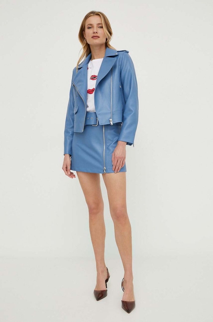 Sisley geaca ramones 2WBDLN03S albastru SS24