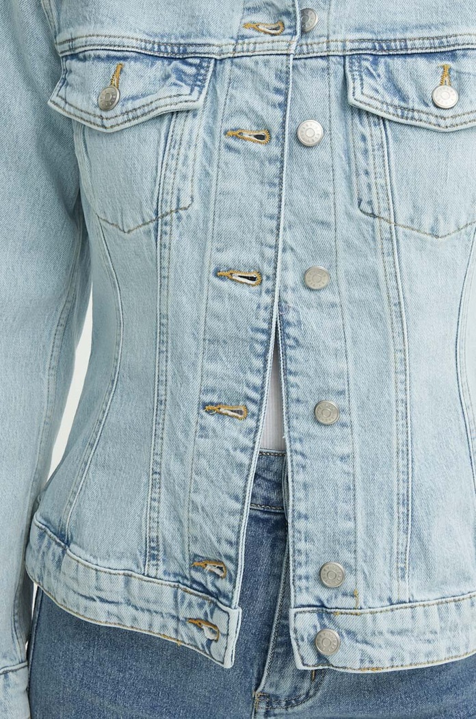 Sisley giacca di jeans 2TLALN04A blu