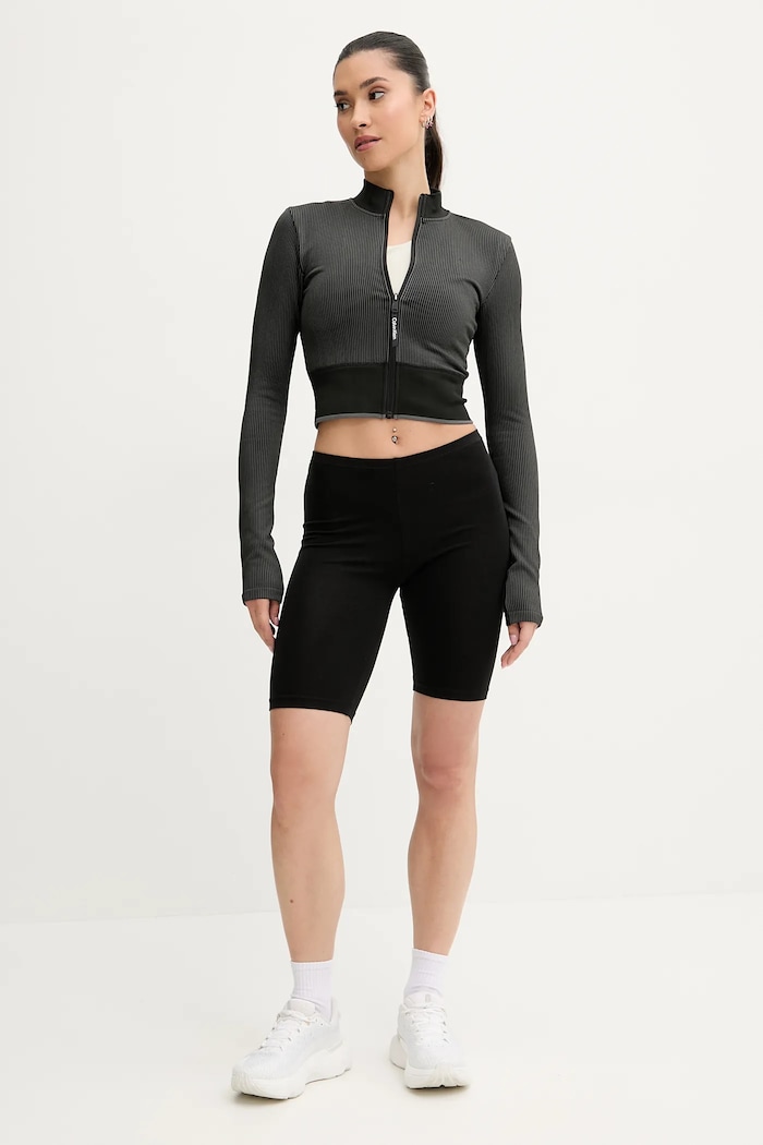 Dukserica za trening Calvin Klein Performance 00GWS4J406 crna SS25