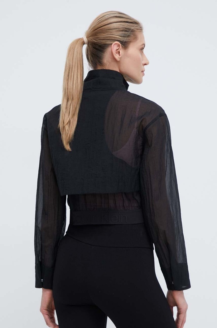 Odzież Calvin Klein Performance kurtka treningowa 00GWS4O516 czarny