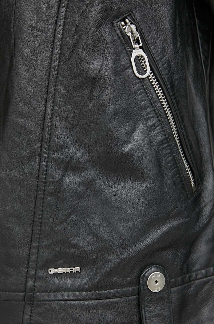 Δερμάτινο jacket G-Star D24263.D555 μαύρο