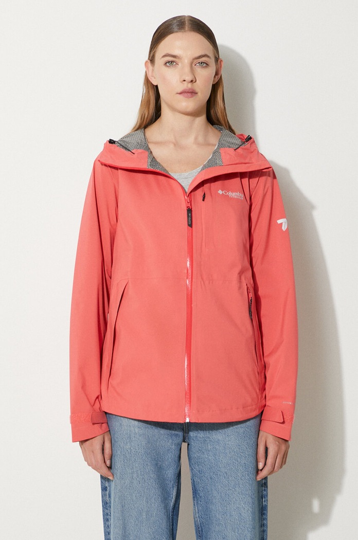 Outdoor jakna Columbia Ampli-Dry II bez tople podstave crvena 2071421