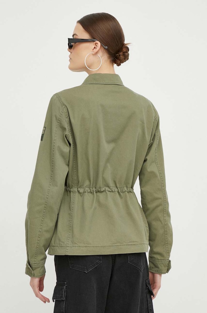 Odzież Superdry kurtka bawełniana W5011671A.SA2 zielony