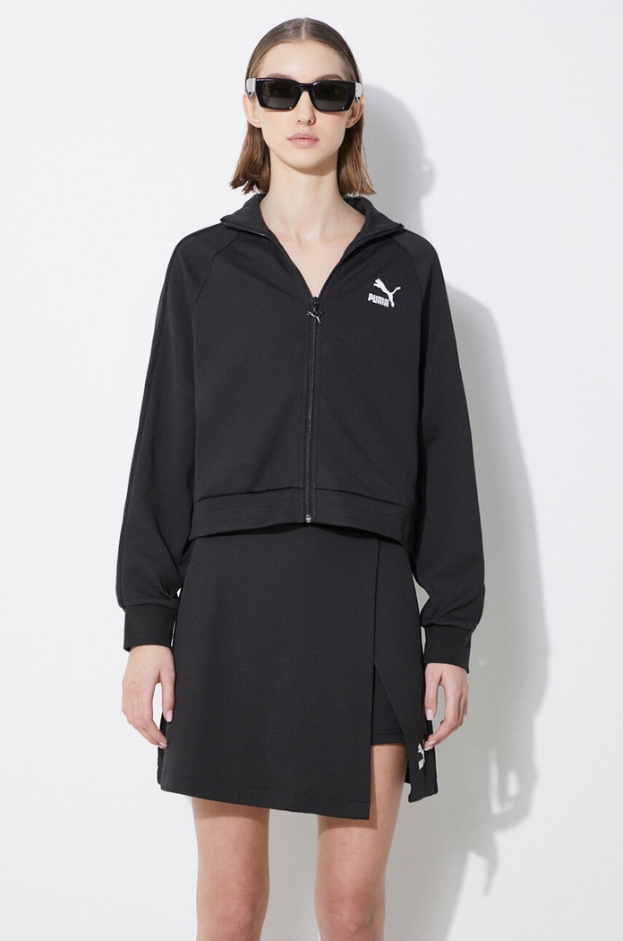 Puma bluză T7 uni negru 624211