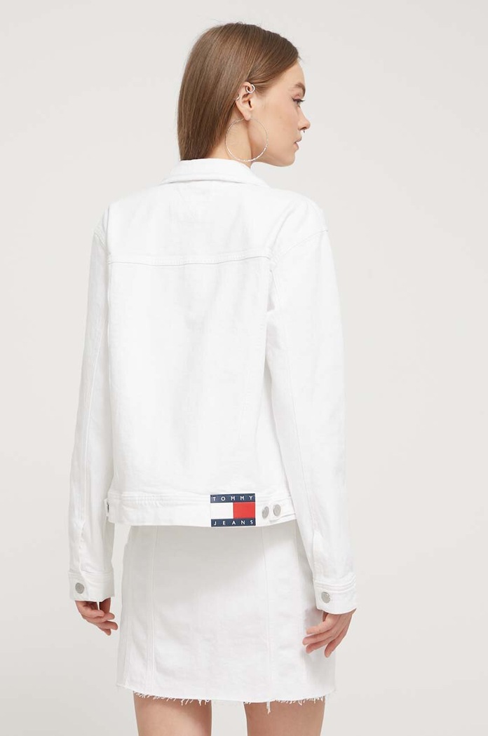 Oblečenie Tommy Jeans Rifľová bunda Tommy Jeans DW0DW17658 béžová