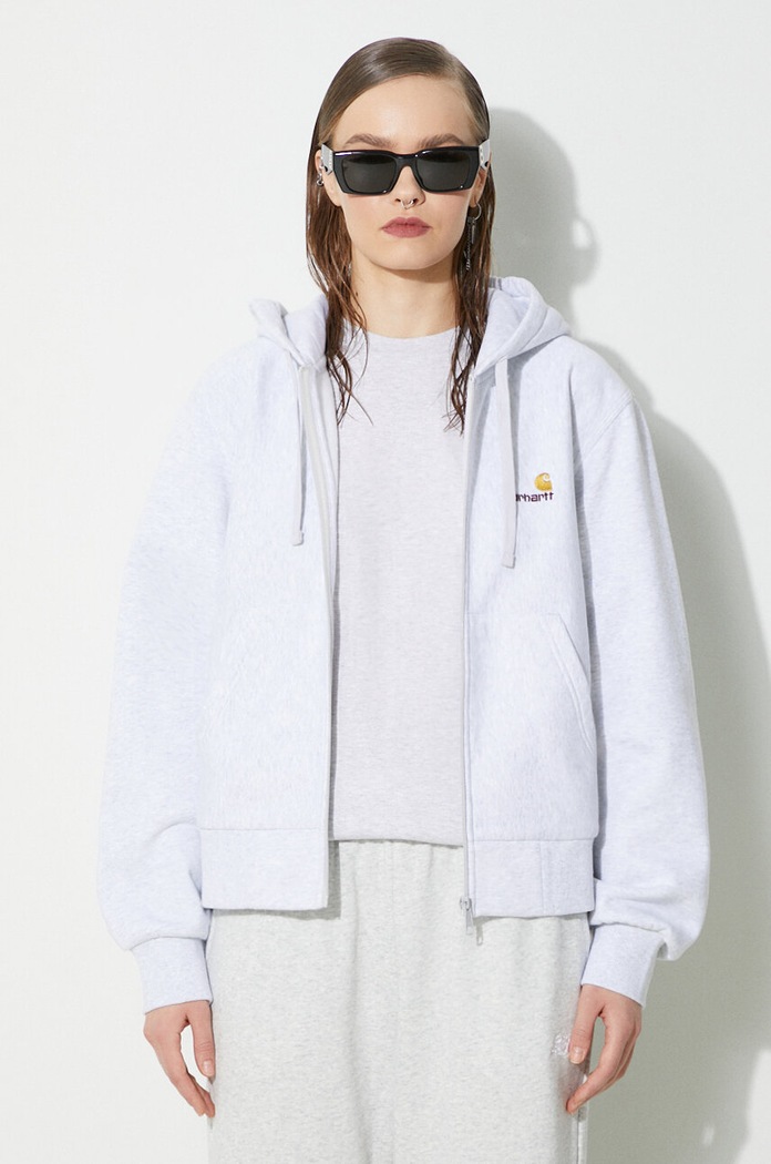 Μπλούζα Carhartt WIP Hd American Scr. Jacket γκρί I033057.482XX
