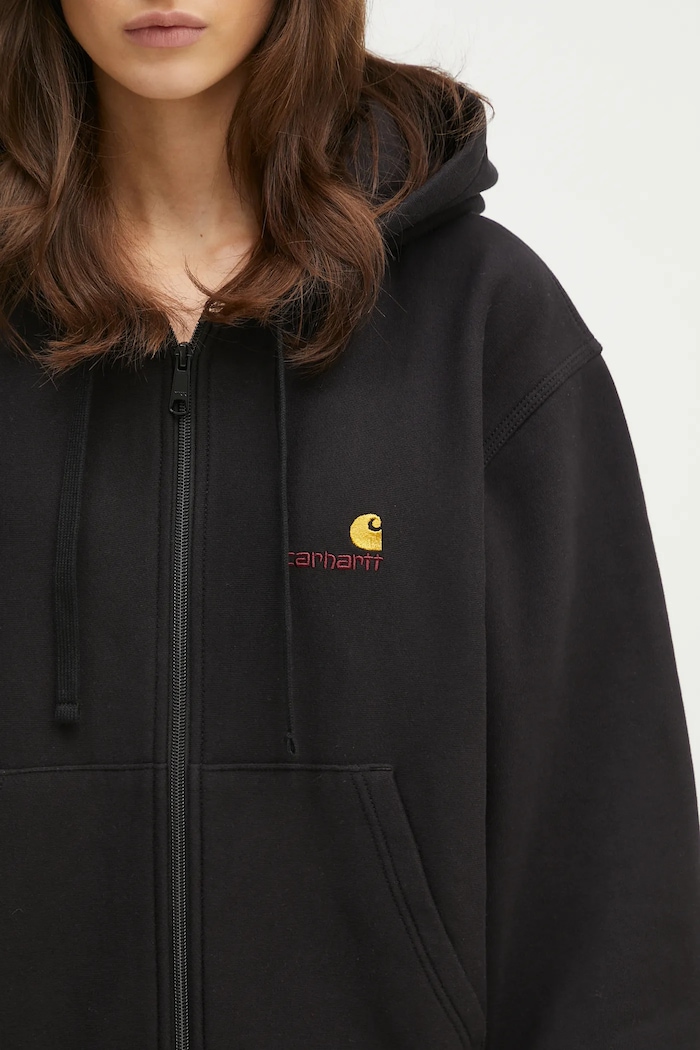 Dukserica Carhartt WIP Hd American Scr. Jacket crna I033057.89XX
