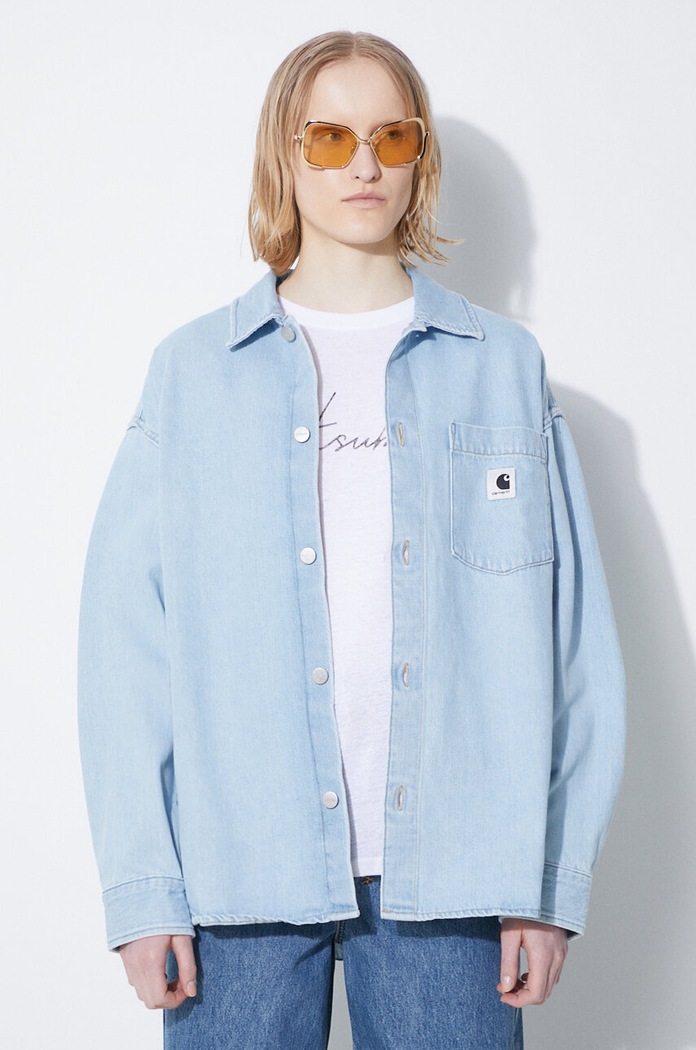 Carhartt WIP denim jacket Alta Shirt Jac denim blue I033344.112