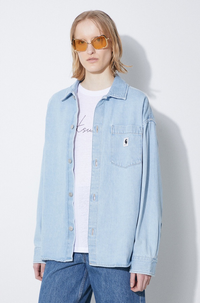 Carhartt WIP denim jacket Alta Shirt Jac blue I033344.112
