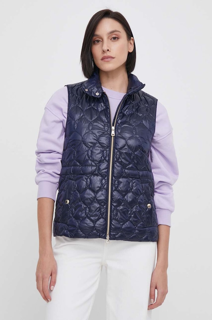 Geox gilet in piuma W4525G-T3043 W MYLUSE transitorio blu navy W4525G.T3043.F4601