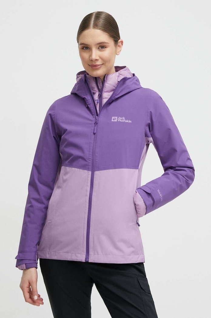 Μπουφάν Jack Wolfskin Weiltal 2L άλλο μωβ 1115942