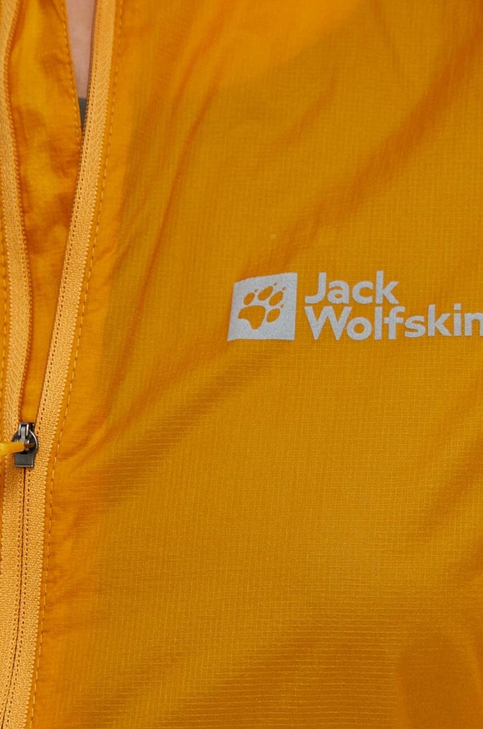 Jack Wolfskin wiatrówka Gravex 1307931 żółty