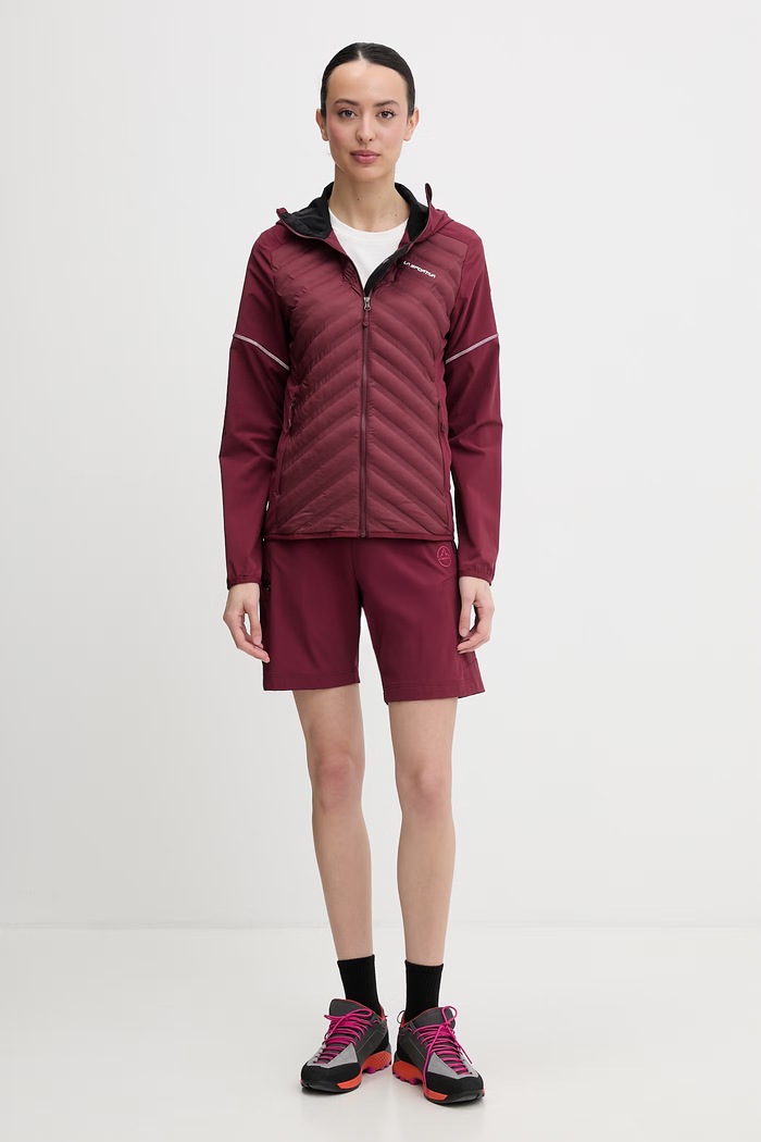 La Sportiva trekingová bunda Koro ZARJ015 burgundské SS26