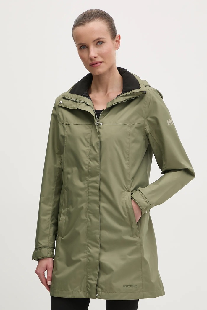 Kišna jakna Helly Hansen bez tople podstave zelena 62648