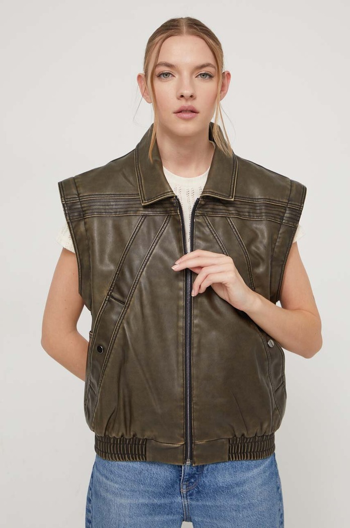 Μπουφάν Desigual 24SWEW24 πράσινο SS24