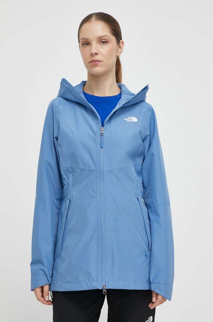 Turistická bunda The North Face Hikesteller Parka Shell nezateplené modrá NF0A3BVIPOD1