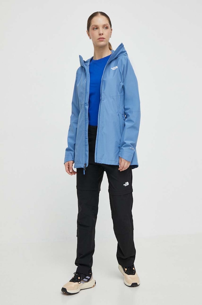 Turistická bunda The North Face Hikesteller Parka Shell modrá NF0A3BVIPOD1