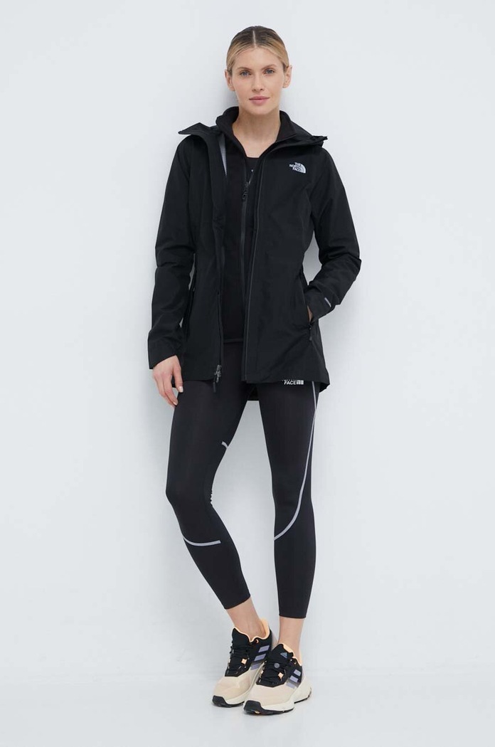 Outdoor jakna The North Face Hikesteller Parka Shell NF0A3BVIJK31 črna SS24