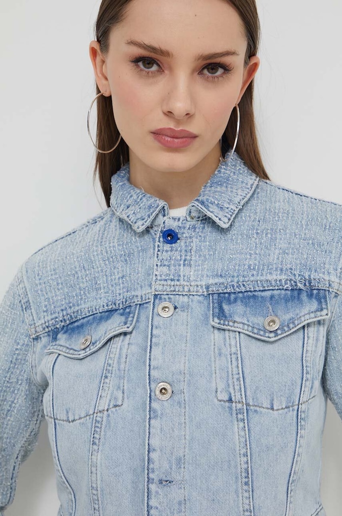 Karl Lagerfeld Jeans kurtka jeansowa 241J1404