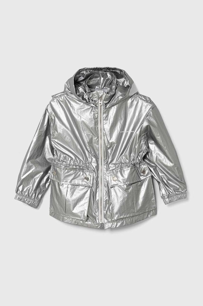 Dětská bunda Marc Jacobs s kapucí šedá W60195.114.150