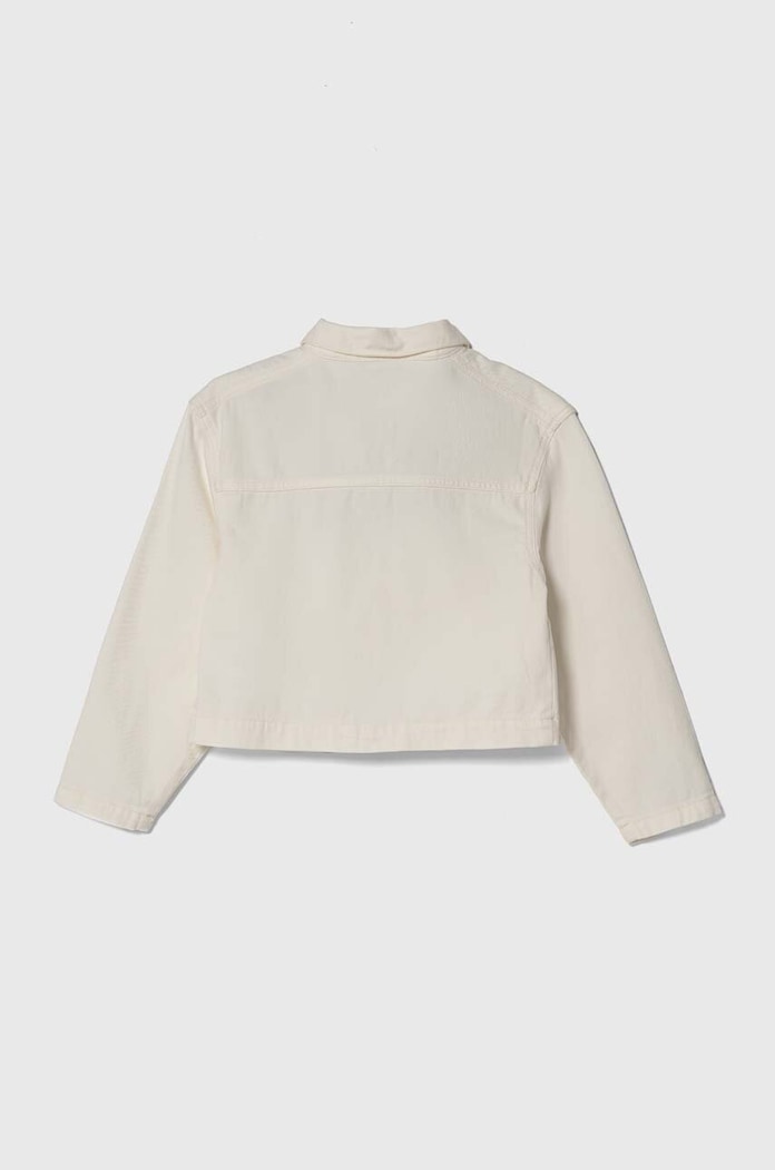 Παιδικό τζιν μπουφάν United Colors of Benetton 22C2CN04D.G.Seasonal μπεζ SS24