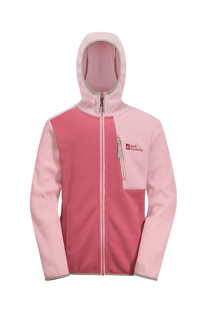 Jack Wolfskin geaca copii ACTAMICRID MIDLAYER roz 1610671.G.164.176