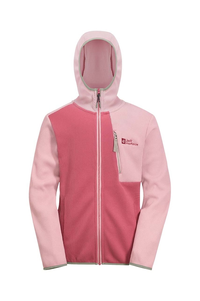 Jack Wolfskin geaca copii ACTAMICRID MIDLAYER roz 1610671.G.164.176
