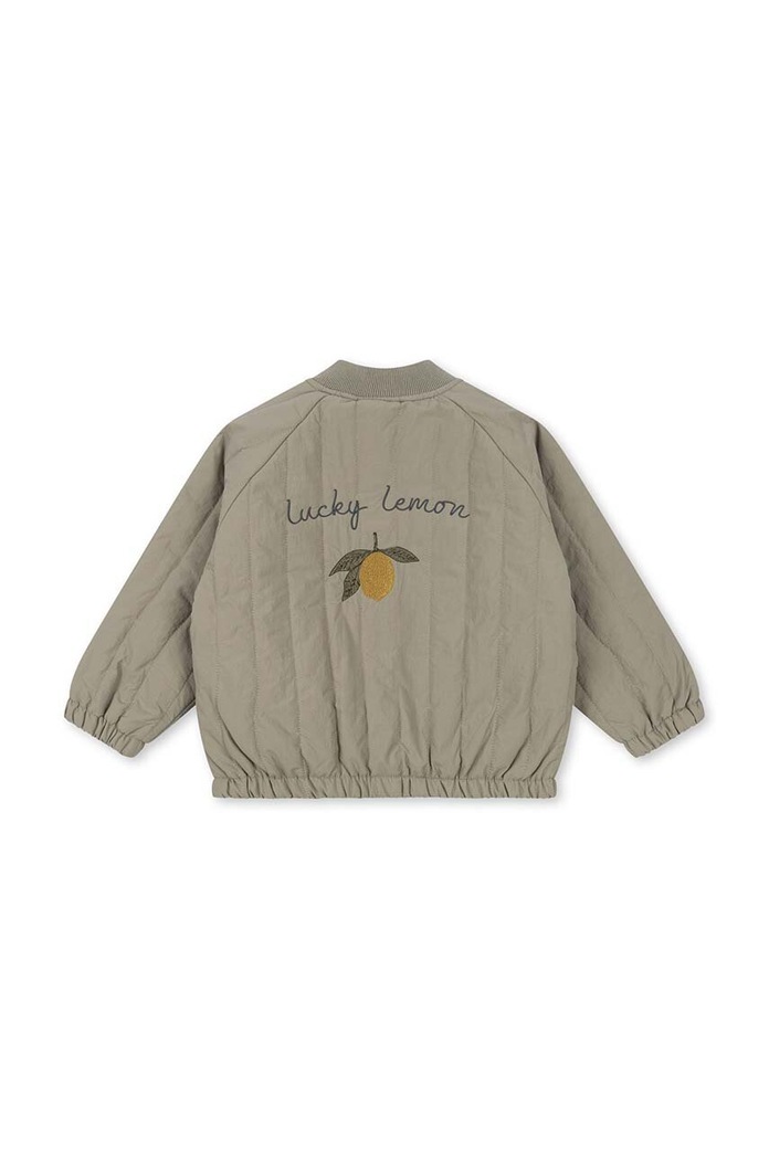 Dětská bomber bunda Konges Sløjd JUNO BOMBER JACKET přechodné zelená KS100321